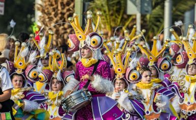 Foto di una parata di carnevale