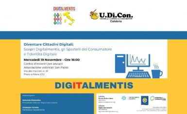 Locandina evento 19 novembre UDICON Praia a Mare