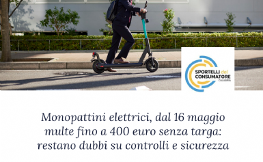 Persona in monopattino elettrico